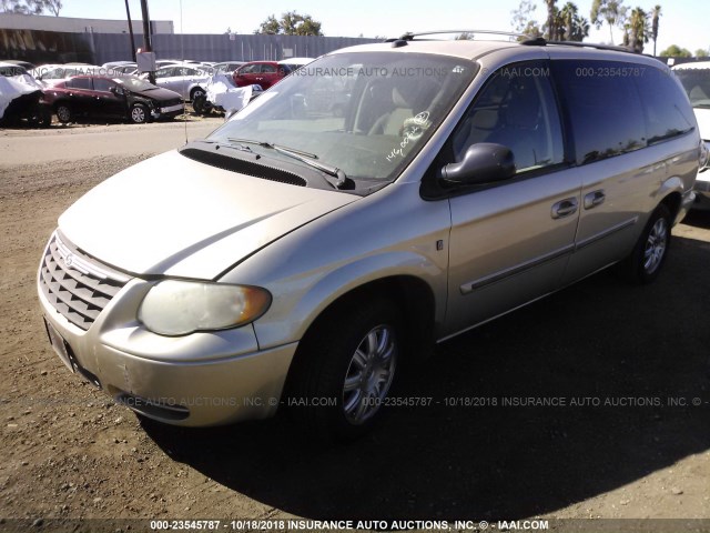 2C4GP54L35R505233 - 2005 CHRYSLER TOWN & COUNTRY TOURING GOLD photo 2