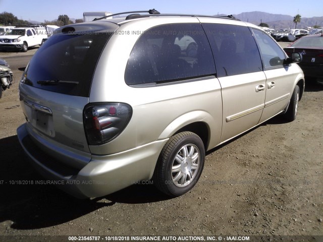 2C4GP54L35R505233 - 2005 CHRYSLER TOWN & COUNTRY TOURING GOLD photo 4