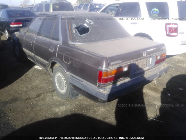 JHMAD7451FC040827 - 1985 HONDA ACCORD SEI 1.8 BROWN photo 3