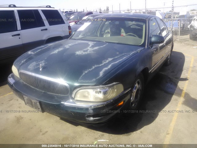 1G4CW52K3W4625383 - 1998 BUICK PARK AVENUE  GREEN photo 2