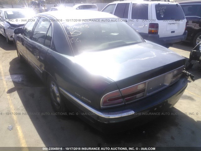 1G4CW52K3W4625383 - 1998 BUICK PARK AVENUE  GREEN photo 3