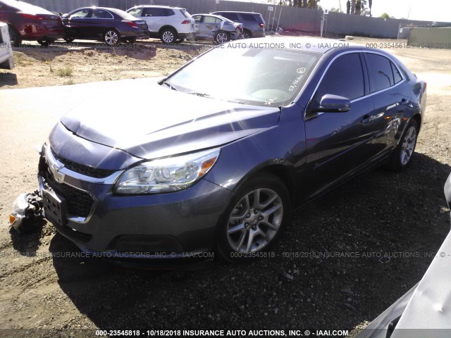 1G11C5SL5FF177237 - 2015 CHEVROLET MALIBU 1LT GRAY photo 2