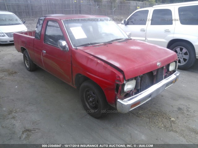 1N6SD16S5SC350427 - 1995 NISSAN TRUCK KING CAB XE RED photo 1