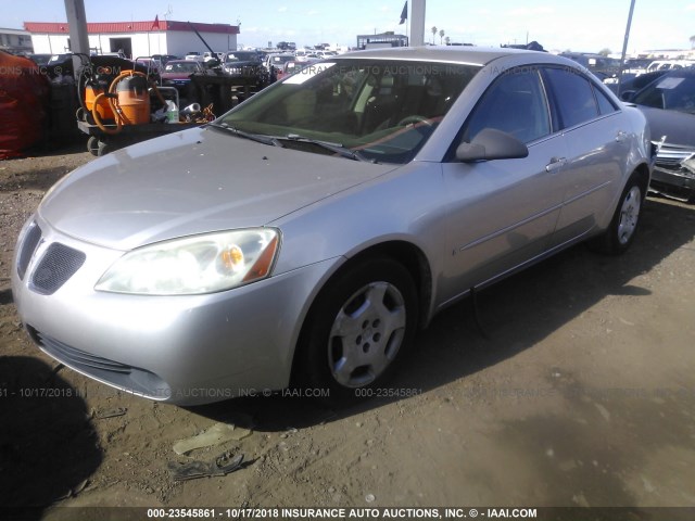 1G2ZF58BX74165456 - 2007 PONTIAC G6 VALUE LEADER/BASE SILVER photo 2