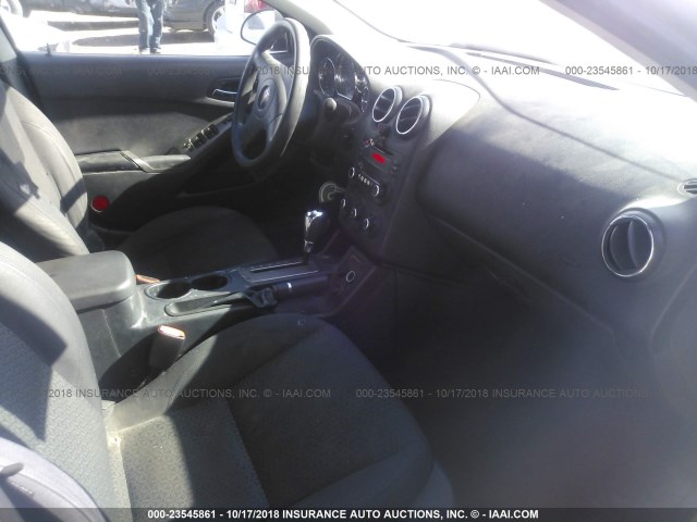 1G2ZF58BX74165456 - 2007 PONTIAC G6 VALUE LEADER/BASE SILVER photo 5