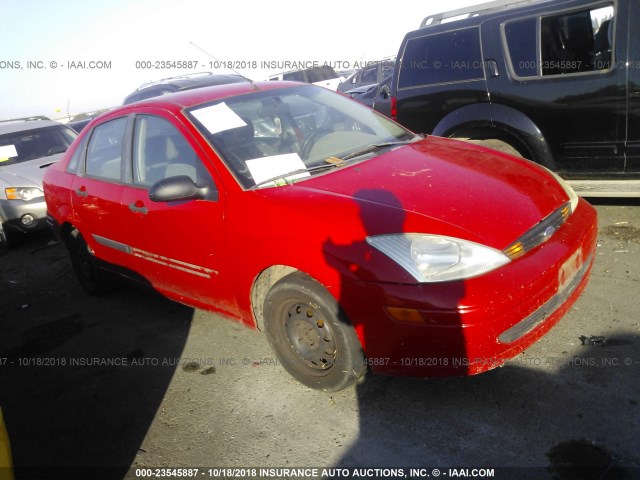 1FAFP33P52W221440 - 2002 FORD FOCUS LX RED photo 1