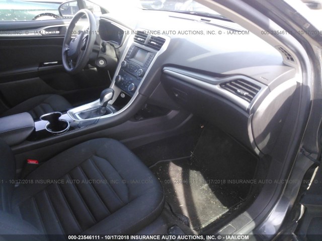 3FA6P0LU7FR199387 - 2015 FORD FUSION SE HYBRID GRAY photo 5