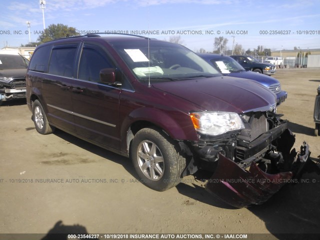 2A8HR541X9R530125 - 2009 CHRYSLER TOWN & COUNTRY TOURING MAROON photo 1