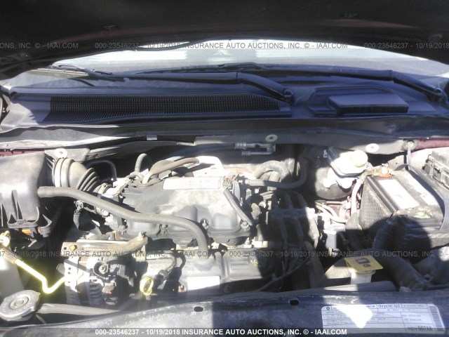 2A8HR541X9R530125 - 2009 CHRYSLER TOWN & COUNTRY TOURING MAROON photo 10