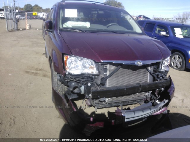 2A8HR541X9R530125 - 2009 CHRYSLER TOWN & COUNTRY TOURING MAROON photo 6
