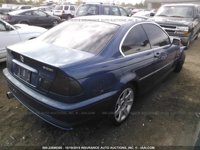 WBABN33411JW49650 - 2001 BMW 325 CI BLUE photo 4