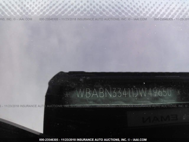 WBABN33411JW49650 - 2001 BMW 325 CI BLUE photo 9