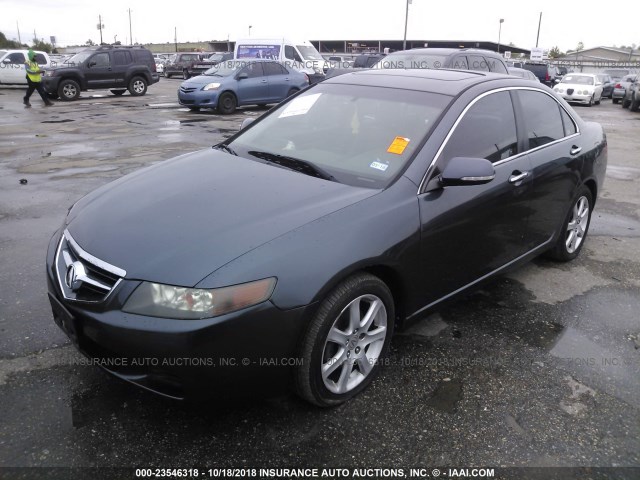 JH4CL968X5C021125 - 2005 ACURA TSX GRAY photo 2