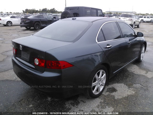 JH4CL968X5C021125 - 2005 ACURA TSX GRAY photo 4