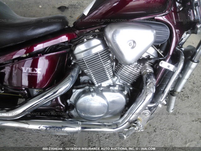 JH2PC2102JM000809 - 1988 HONDA VT600 C MAROON photo 8