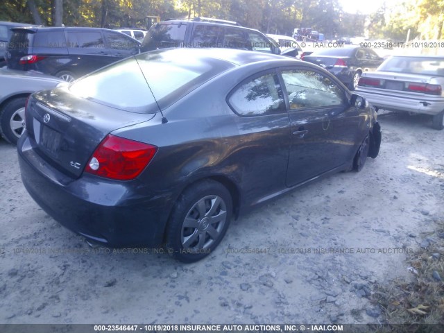 JTKDE177570201634 - 2007 TOYOTA SCION TC 灰色 照片 4