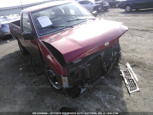 1N6SD11S4SC414884 - 1995 NISSAN TRUCK E/XE RED photo 1