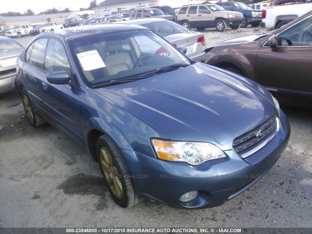 4S4BL62C167210614 - 2006 SUBARU LEGACY OUTBACK 2.5I LIMITED BLUE photo 1