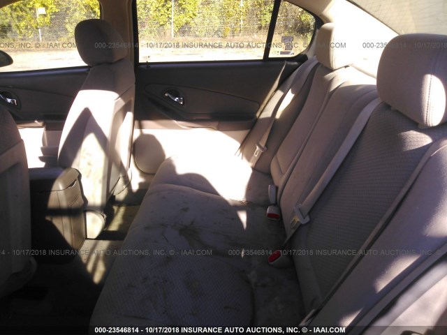 1G1ZS58F27F239072 - 2007 CHEVROLET MALIBU LS თაფლისფერი ფოტო 8