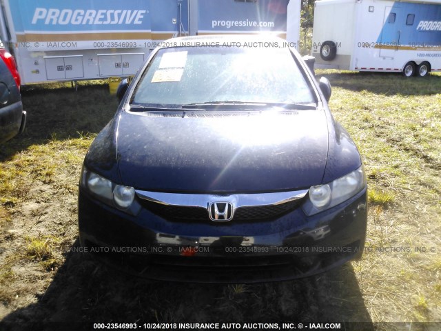 1HGFA15959L009472 - 2009 HONDA CIVIC EXL 黑色 照片 6