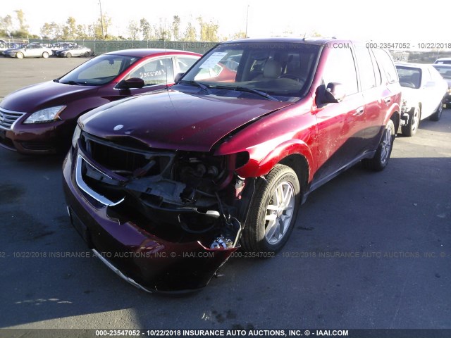 5S3ET13S862802738 - 2006 SAAB 9-7X LINEAR RED photo 2