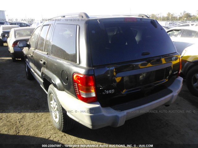 1J4GW48S44C236269 - 2004 JEEP GRAND CHEROKEE LAREDO/COLUMBIA/FREEDOM 黑色 照片 3