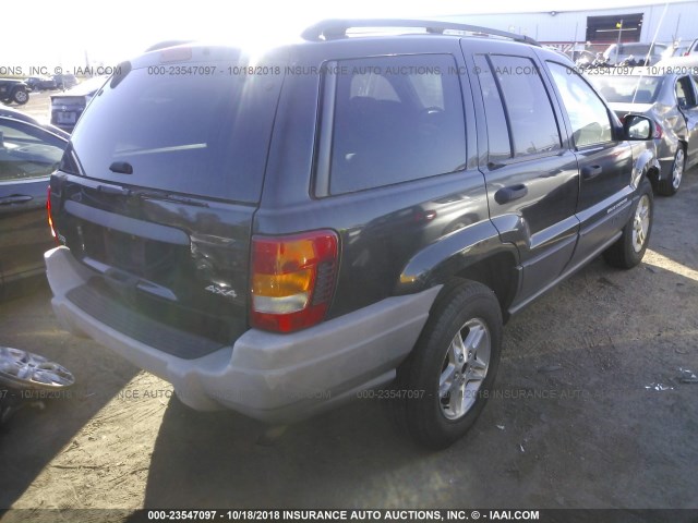 1J4GW48S44C236269 - 2004 JEEP GRAND CHEROKEE LAREDO/COLUMBIA/FREEDOM 黑色 照片 4