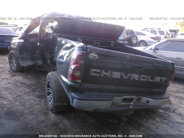 1GCEC14X47Z156249 - 2007 CHEVROLET SILVERADO C1500 CLASSIC GREEN photo 3