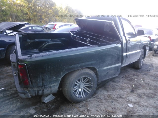 1GCEC14X47Z156249 - 2007 CHEVROLET SILVERADO C1500 CLASSIC GREEN photo 4