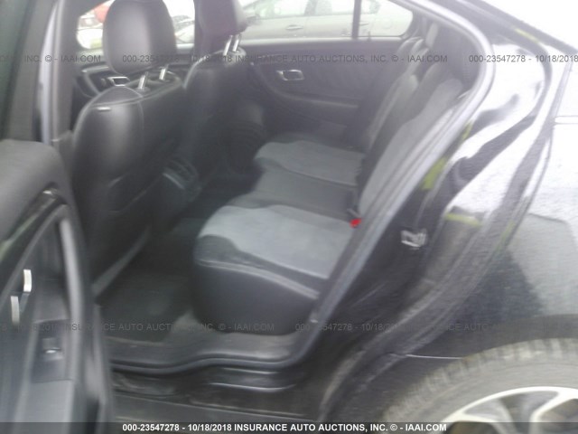 1FAHP2KT3DG140435 - 2013 FORD TAURUS SHO BLACK photo 8