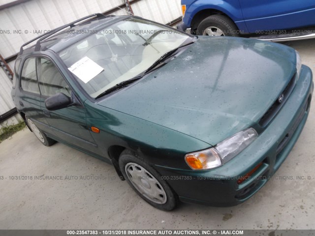 JF1GF435XVH811248 - 1997 SUBARU IMPREZA L GREEN photo 1