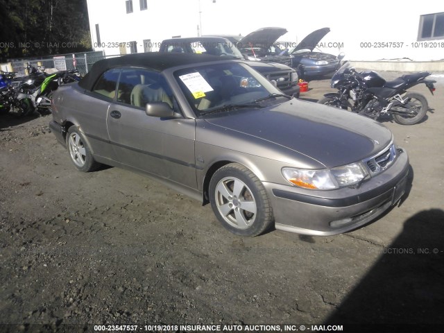 YS3DF78K637010759 - 2003 SAAB 9-3 SE BROWN photo 1