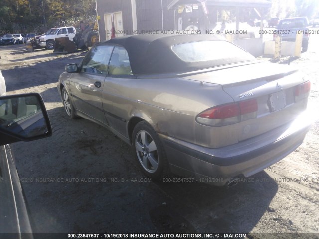 YS3DF78K637010759 - 2003 SAAB 9-3 SE BROWN photo 3