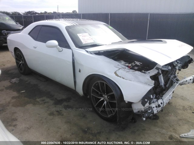 2C3CDZFJ8GH297048 - 2016 DODGE CHALLENGER R/T SCAT PACK WHITE photo 1