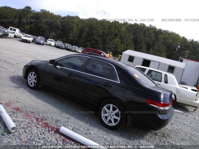 1HGCM66593A057756 - 2003 HONDA ACCORD EX BLACK photo 3