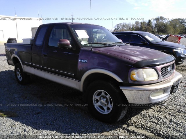 1FTDX186XVNA44478 - 1997 FORD F150 MAROON photo 1