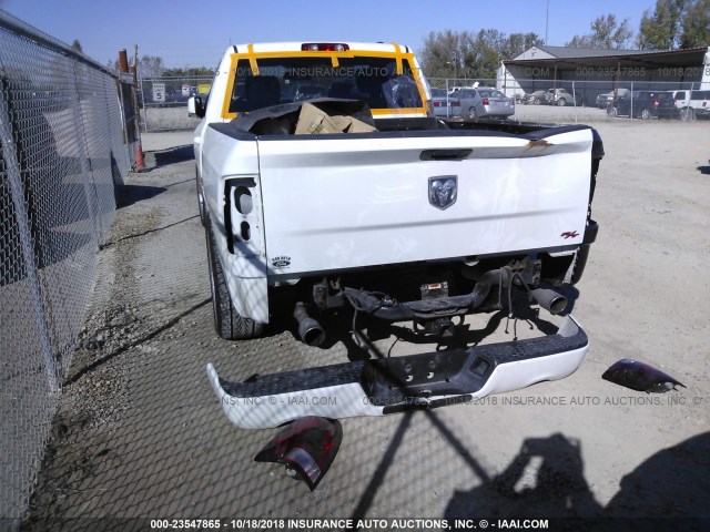 3C6JD6CT0CG226919 - 2012 DODGE RAM 1500 SPORT WHITE photo 6