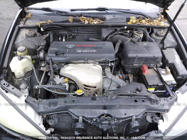 4T1BE32K43U218445 - 2003 TOYOTA CAMRY LE/XLE/SE BLACK photo 10
