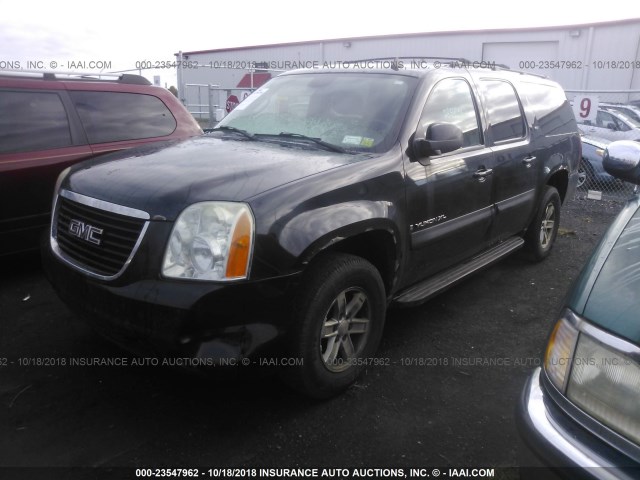 1GKFK16Y37R328739 - 2007 GMC YUKON XL K1500 BLACK photo 2