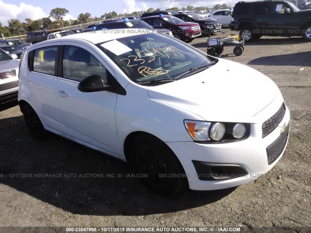 1G1JC6SB8D4252969 - 2013 CHEVROLET SONIC LT 白色 照片 1