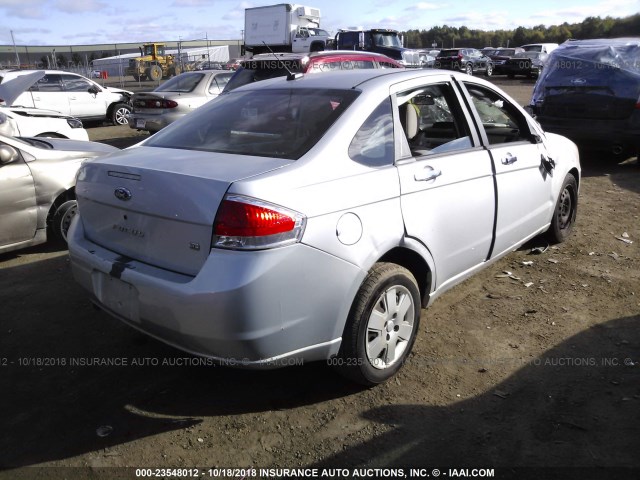 1FAHP34N88W234861 - 2008 FORD FOCUS S/SE Light Blue photo 4