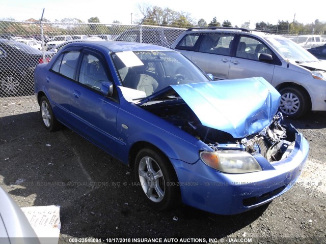 JM1BJ225430191565 - 2003 MAZDA PROTEGE DX/LX/ES BLUE photo 1