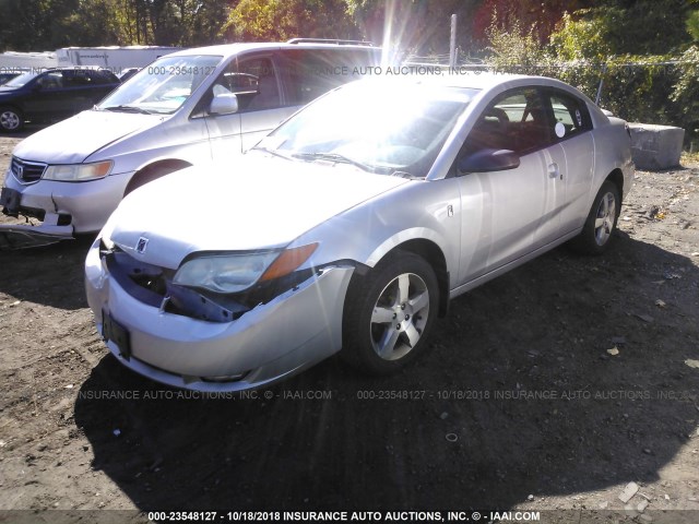 1G8AW15BX7Z146733 - 2007 SATURN ION LEVEL 3 SILVER photo 2
