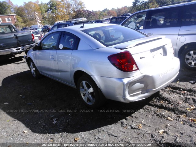 1G8AW15BX7Z146733 - 2007 SATURN ION LEVEL 3 SILVER photo 3