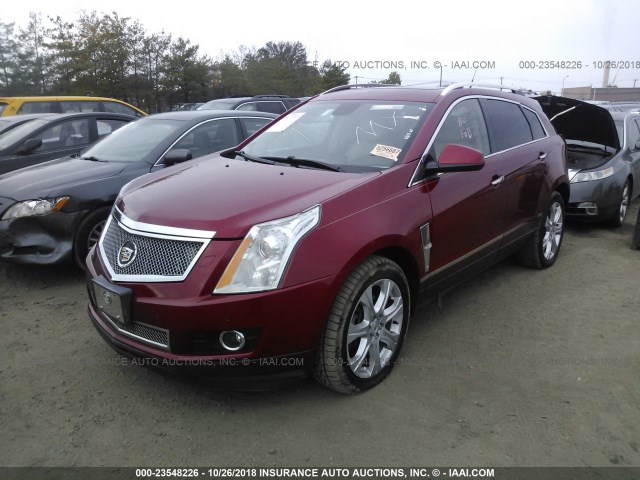 3GYFNBEY2BS541630 - 2011 CADILLAC SRX PERFORMANCE COLLECTION RED photo 2