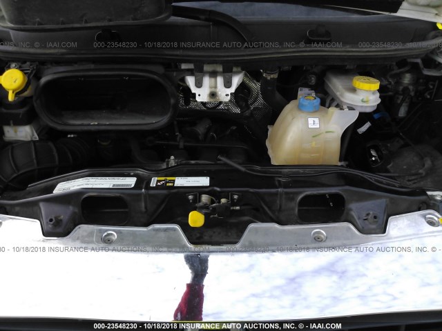 3C6TRVDG9HE539735 - 2017 RAM PROMASTER 2500 2500 HIGH WHITE photo 10