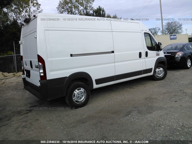 3C6TRVDG9HE539735 - 2017 RAM PROMASTER 2500 2500 HIGH WHITE photo 4