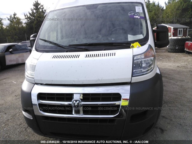 3C6TRVDG9HE539735 - 2017 RAM PROMASTER 2500 2500 HIGH WHITE photo 6
