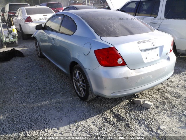 JTKDE177070184337 - 2007 TOYOTA SCION TC 浅蓝色 照片 3
