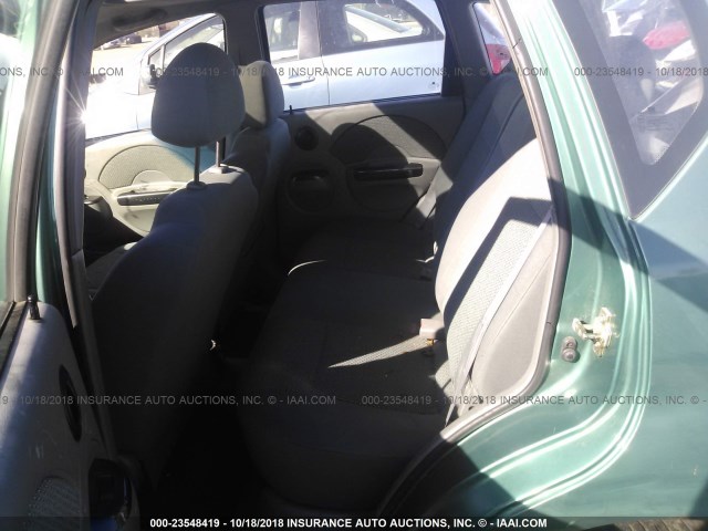 KL1TJ62674B096788 - 2004 CHEVROLET AVEO LS GREEN photo 8